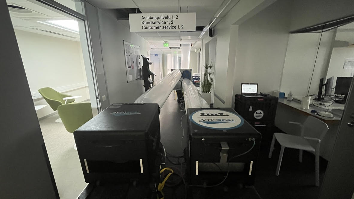 Aeroseal puhalsi vanhan terveyskeskuksen takaisin käyttöön